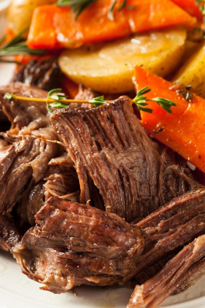 Classic Slow Cooker Boneless Chuck Roast with Vegetables & Gravy