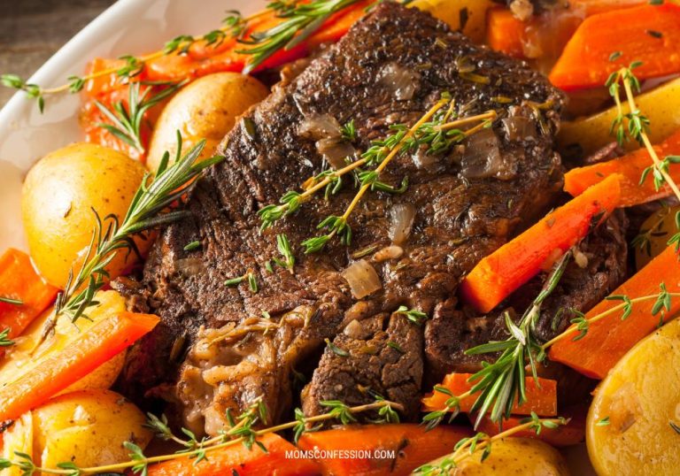 Classic Slow Cooker Boneless Chuck Roast with Vegetables & Gravy