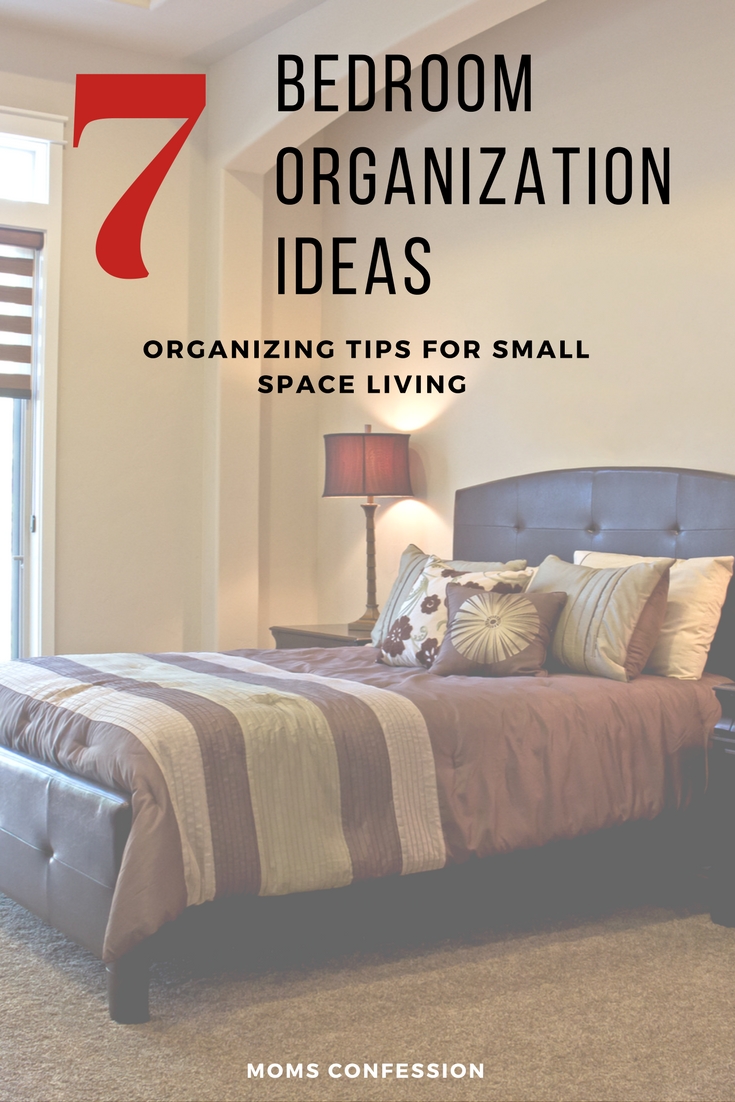 Your bedroom should be one of the most relaxing and enjoyable rooms in the house. With these 7 bedroom organization ideas, you can create that space and sleep better at night!