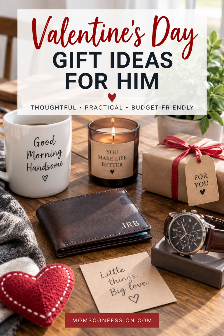 Valentine’s Day gift ideas for him featuring thoughtful, practical and budget-friendly gifts