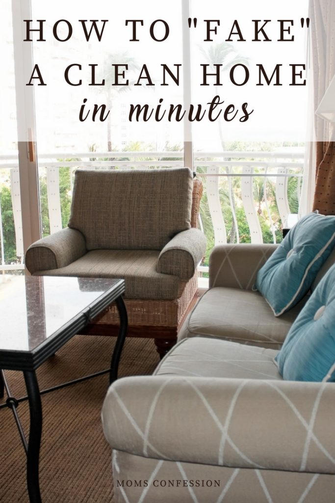 How to Fake a Clean Home Before Unexpected Guests Arrive