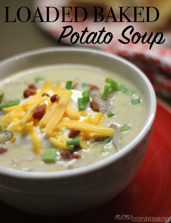 This easy loaded baked potato soup recipe is the best on the internet. The thick and creamy base using heavy whipping cream makes this potato soup recipe one that has everyone coming back for more! Give it a try!