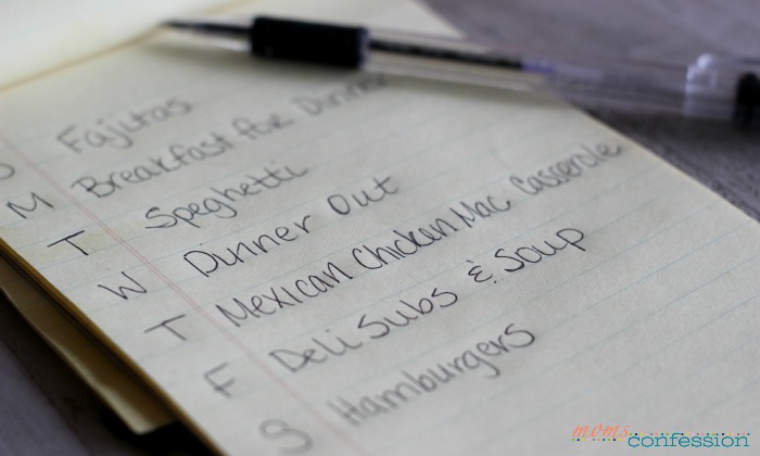 Mealtime Solutions for Busy Moms - Always Plan Ahead!