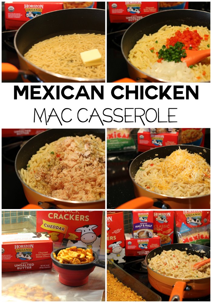 Mexican Chicken Mac Casserole