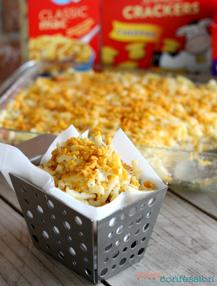 Mexican Chicken Mac Casserole + Mealtime Solutions for Busy Moms