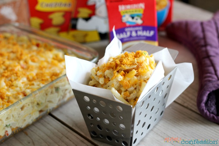 Great Mealtime Solution for Moms - Mexican Chicken Mac Casserole