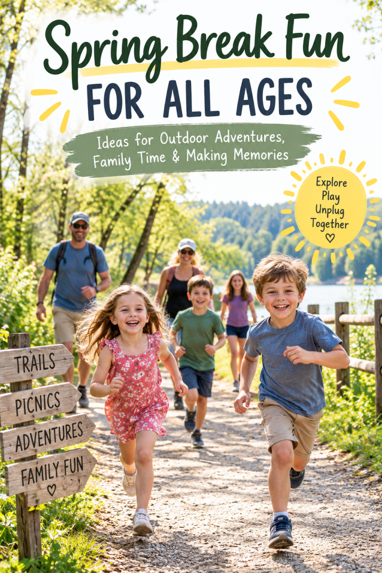 Spring break fun ideas for outdoor adventures, family activities and making memories