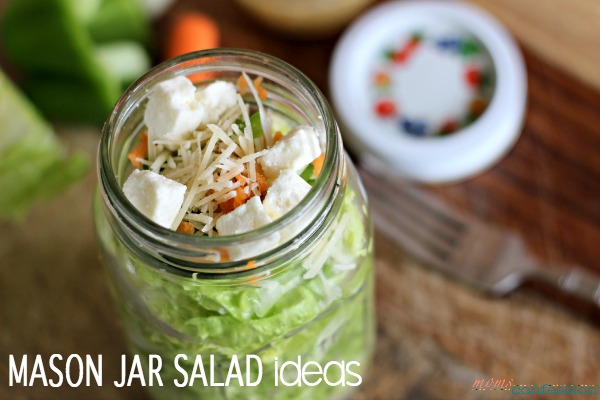 Jazz up your brown bag routine with these Mason Jar Salad Tips and Recipe ideas. With these mason jar salad ideas you can enjoy lunch and eat healthy too!