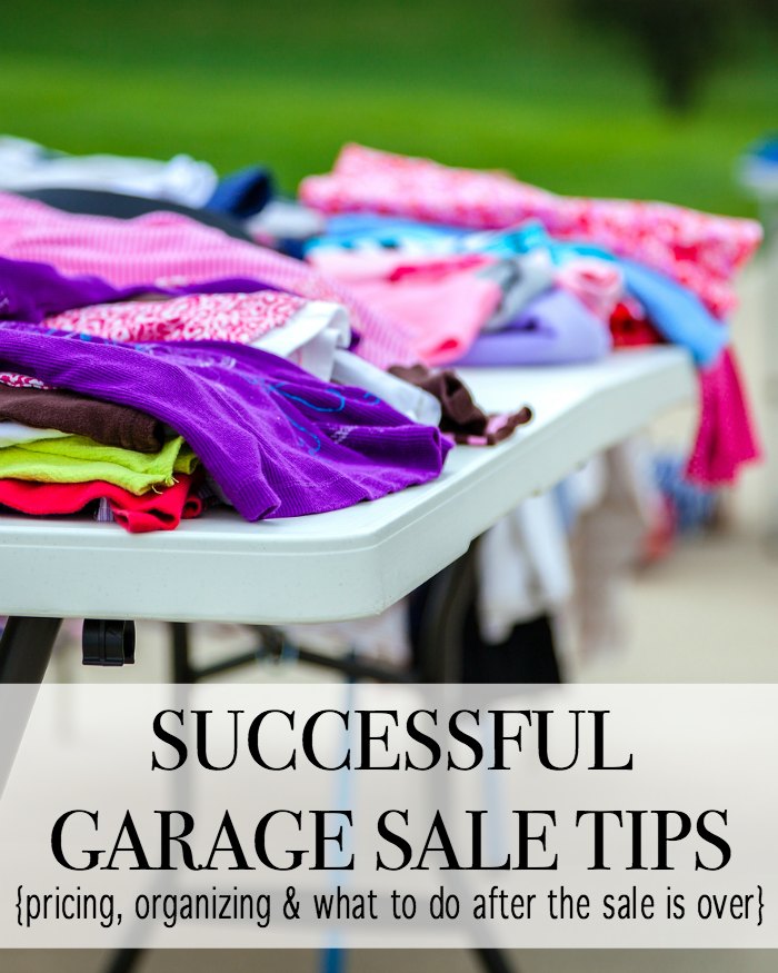 Successful Garage Sale Tips