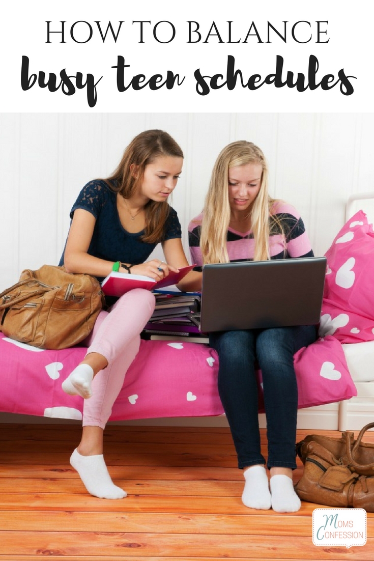 How to Balance Teen Schedules
