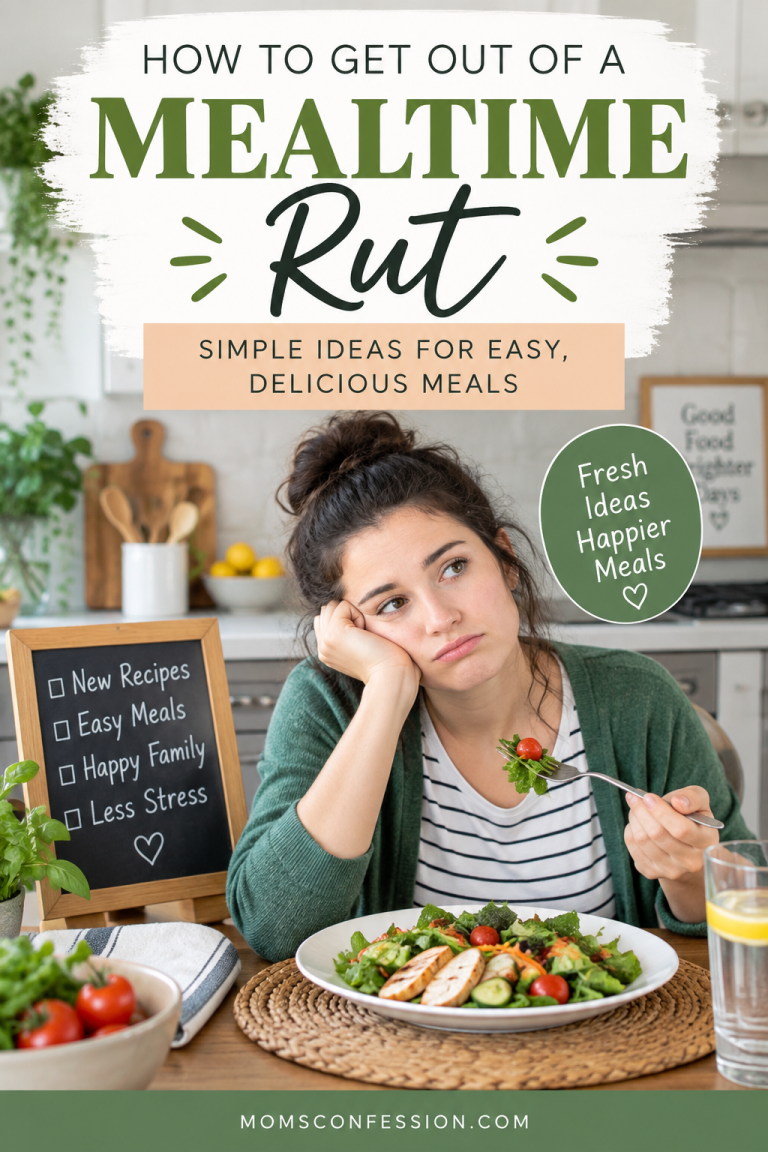 How to get out of a mealtime rut with simple meal ideas and easy ways to make everyday meals more enjoyable.