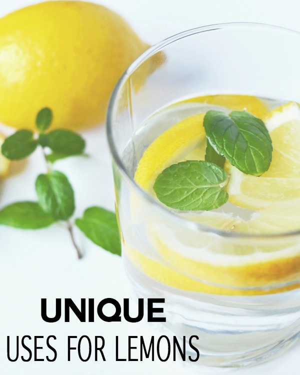 Have you ever wondered what you could use lemons for? If you’re like me, I typically get lemons in my water from restaurants, but I’ve never really thought of different ways to use them around the house. I have recently come across some unique uses for lemons and thought you all would get a kick out of them.