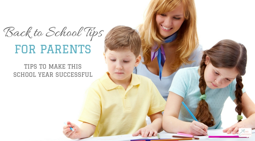 Get the kids back on track and make this school year successful with these back to school tips for parents and families. You need these tips in your life!