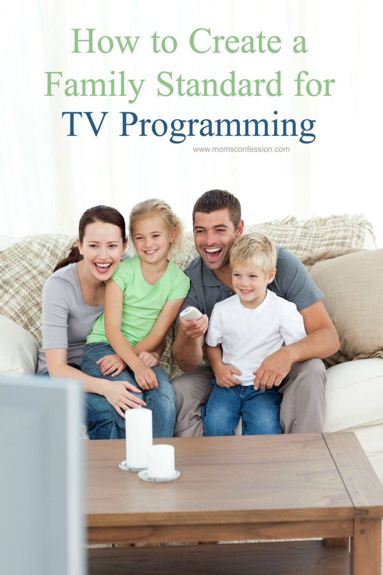 How to Create a Family Standard for TV Programming