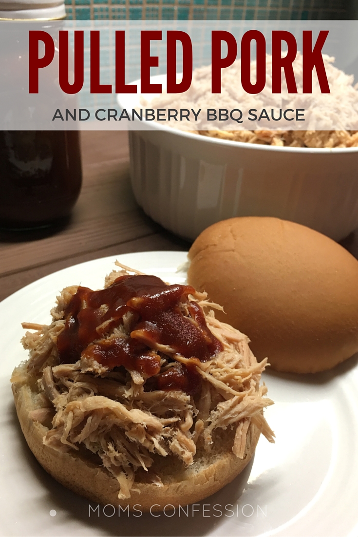 Smithfield Pulled Pork with Cranberry Barbecue Sauce