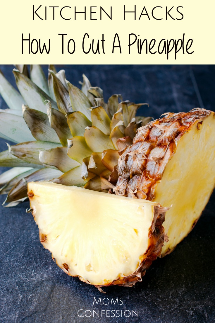 Check out one of our favorite Kitchen Hacks: How To Cut A Pineapple easily! This makes meal prep and snacking so much easier!