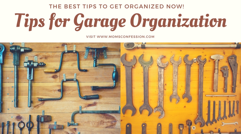 Garage a mess? Need help getting it together? Use these five garage organization tips to help you reach your goal and get it clean and organized today!