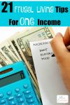 Frugal Living Tips for One Income