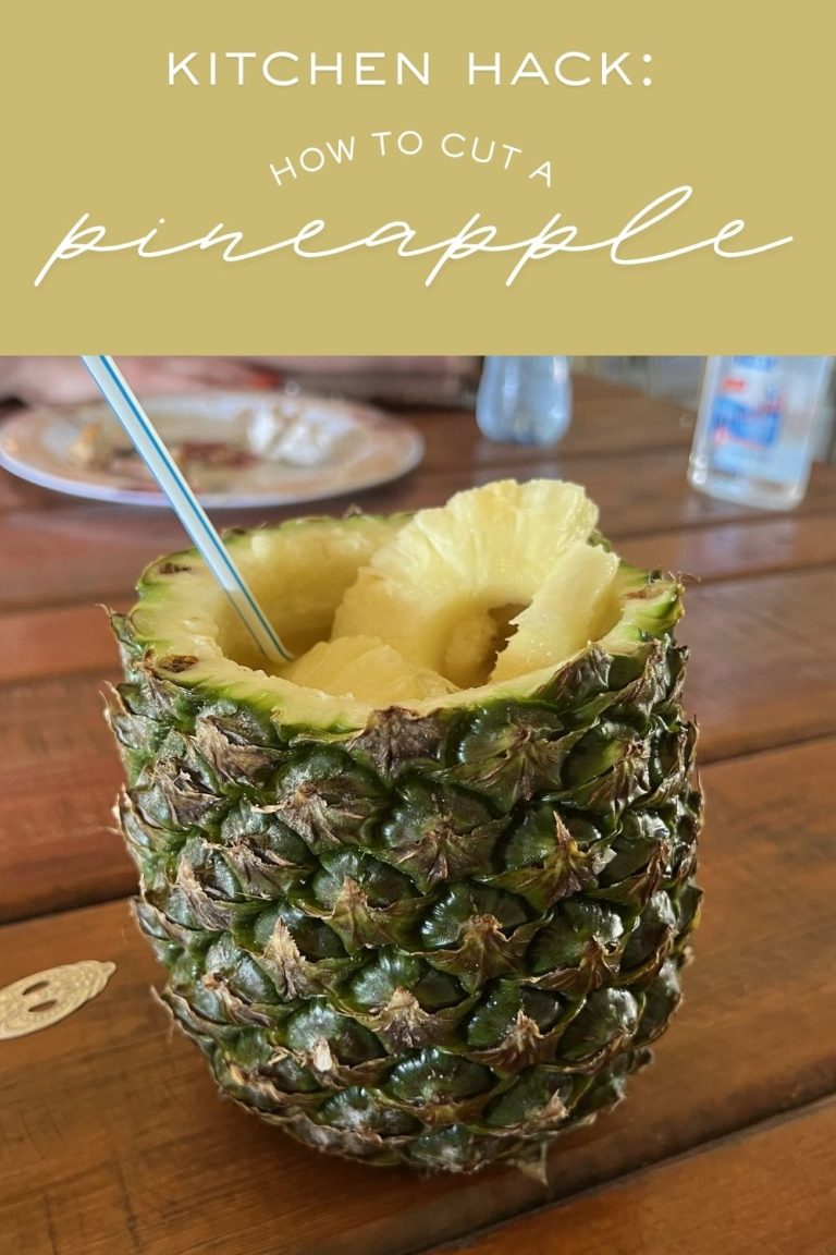 Kitchen Hacks: How to Easily Cut A Pineapple