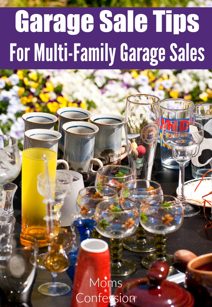 Garage Sale Tips like ours for a Multi-Family Garage Sale are sure to bring you huge success! Make money and purge junk with our best garage sale tips!
