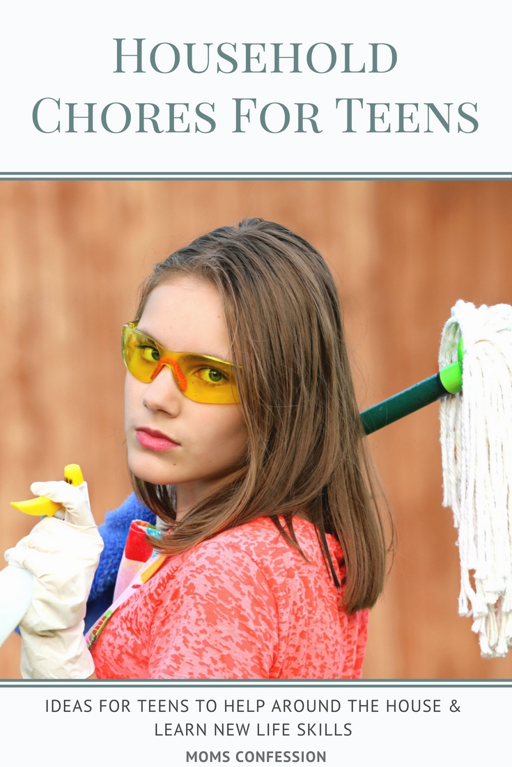 Household Chores like these Your Teens Should Be Doing will keep the kids busy during summer break, and help you stay on top of household organization!"