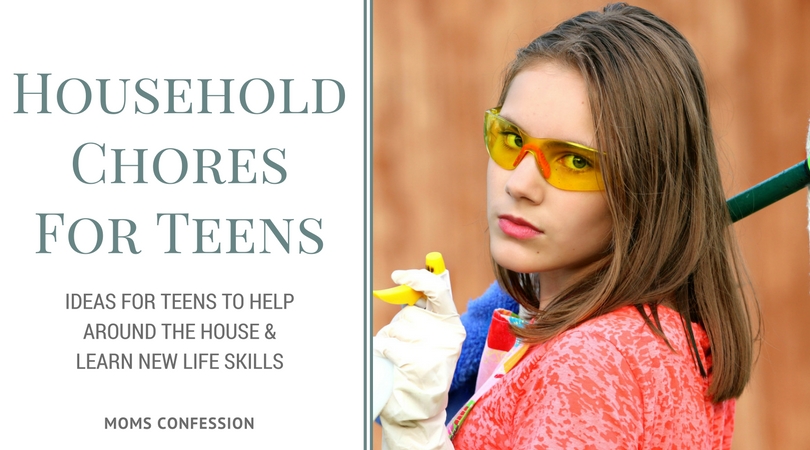 Household Chores like these Your Teens Should Be Doing will keep the kids busy during summer break, and help you stay on top of household organization!"