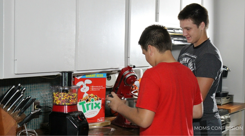 teens in the kitchen