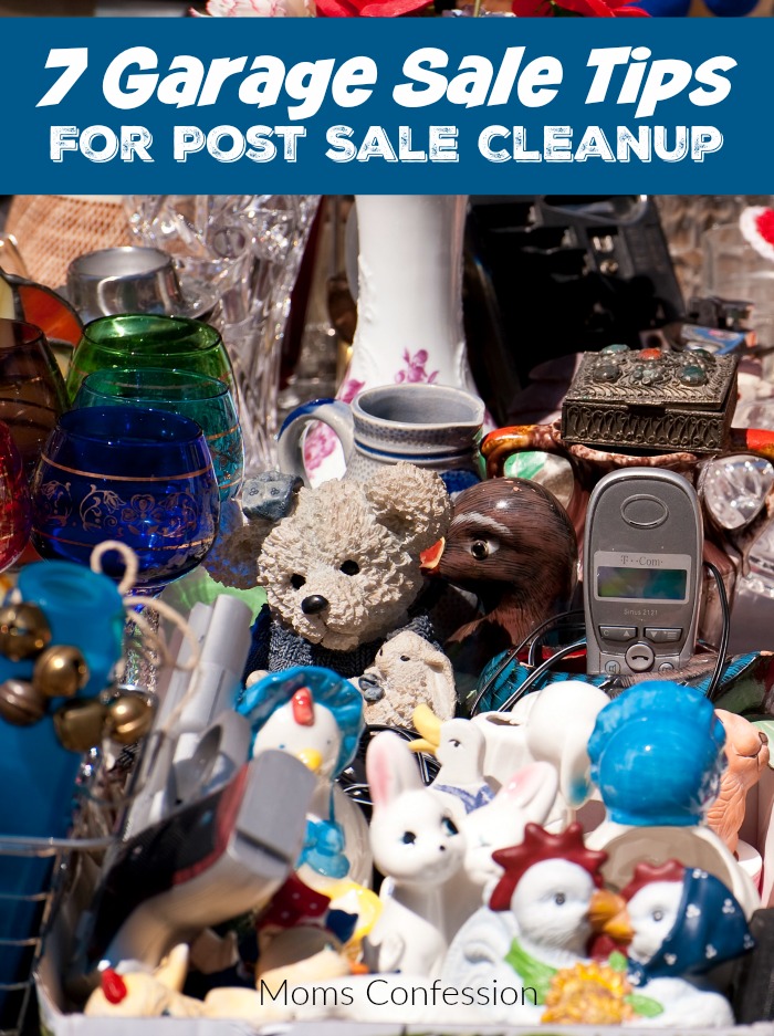 7 Garage Sale Tips For Post Sale Cleanup