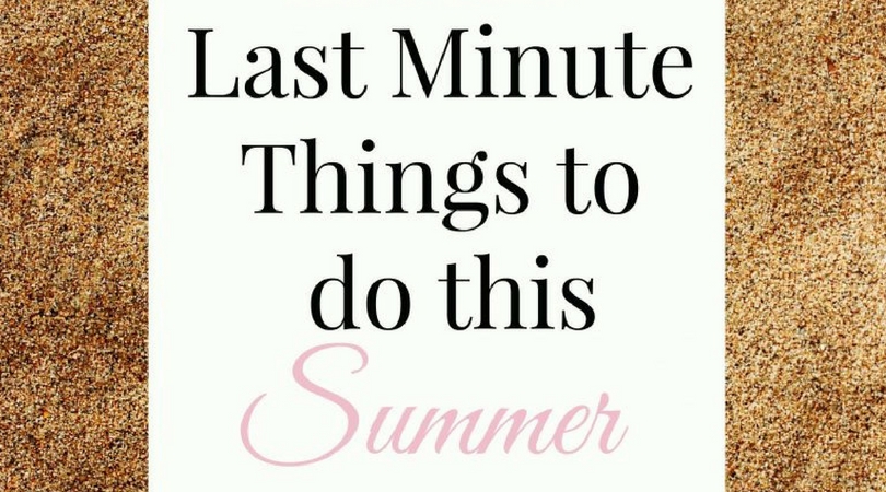 Last minute things to do this summer like this great list are just what you need to stay in budget while having a great time with your family to end summer!