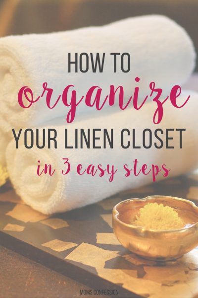 Organize Your Linen Closet With Our 3 Easy Step Formula