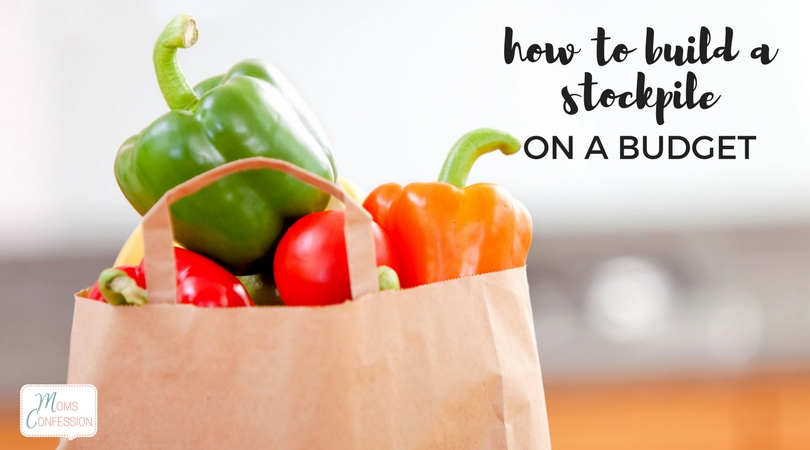 Learn How To Build A Food Stockpile On A Budget! These tips will help you to have food for that rainy day without going outside your budget month to month.