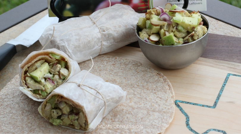 Honey Mustard Chicken Salad Wraps