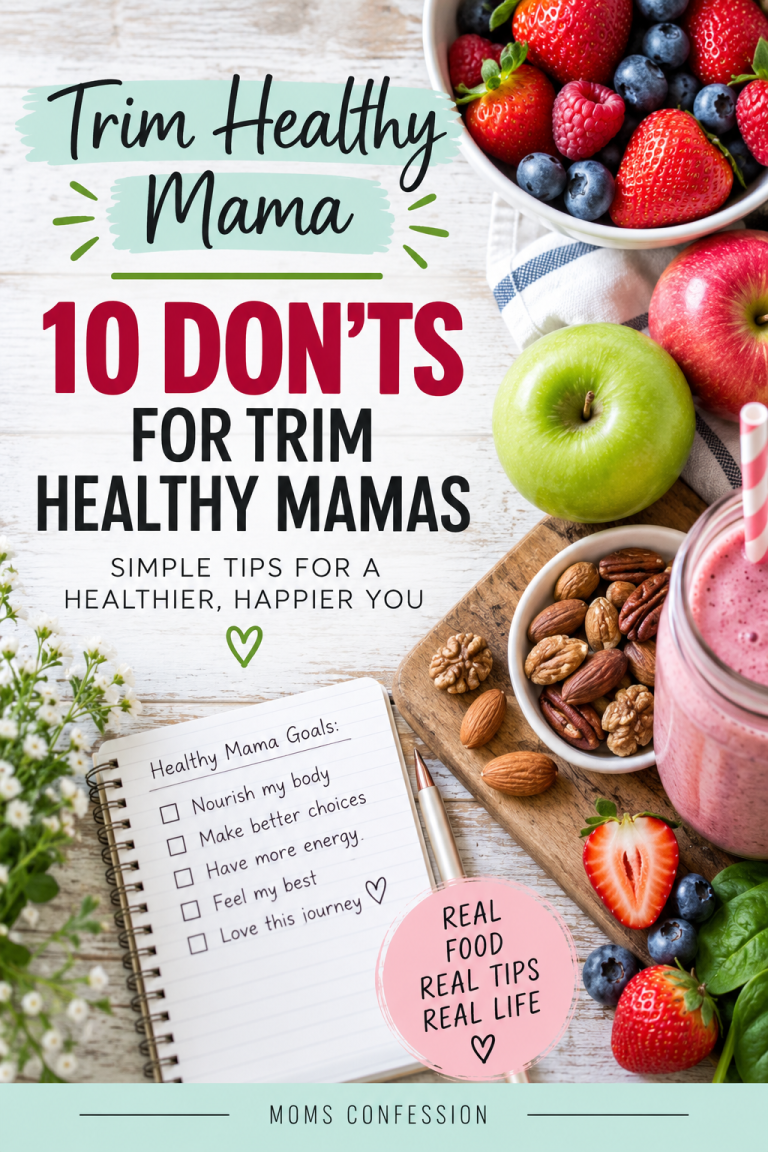 10 Trim Healthy Mama mistakes to avoid with simple tips for making healthier food choices and staying on track.