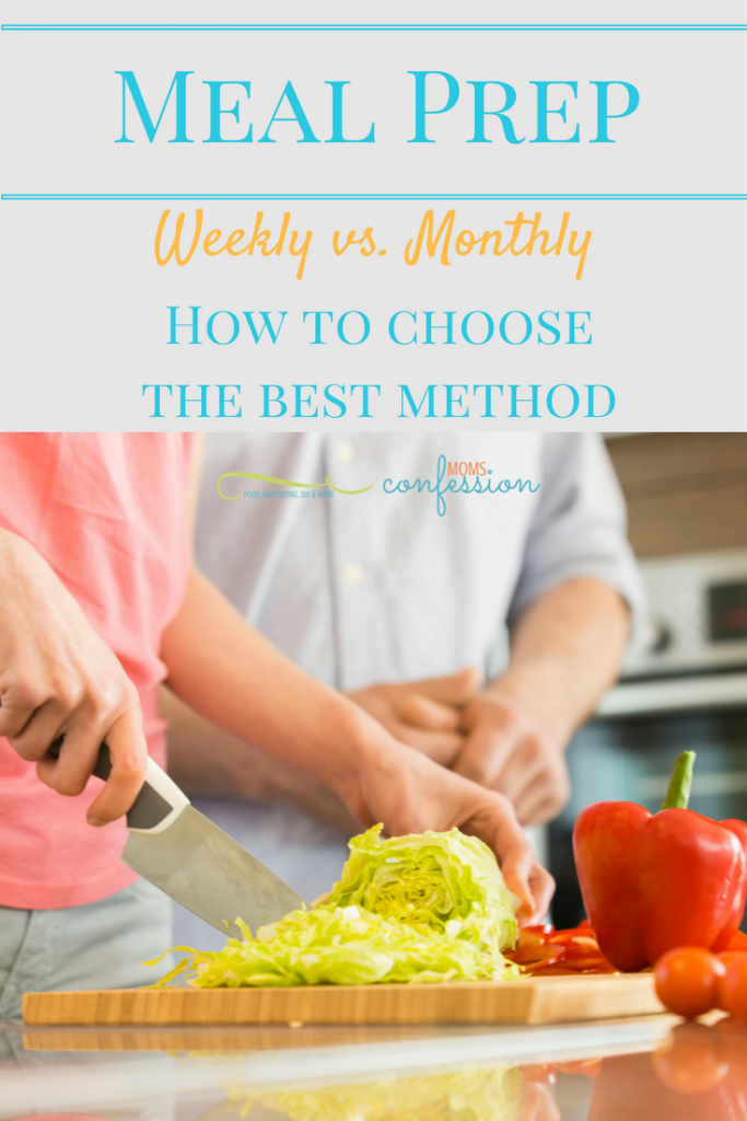 Meal Prep:  Weekly vs. Monthly - Check out our tips for how to decide if you should be doing your meal prep weekly or monthly!  Plus great free resources!