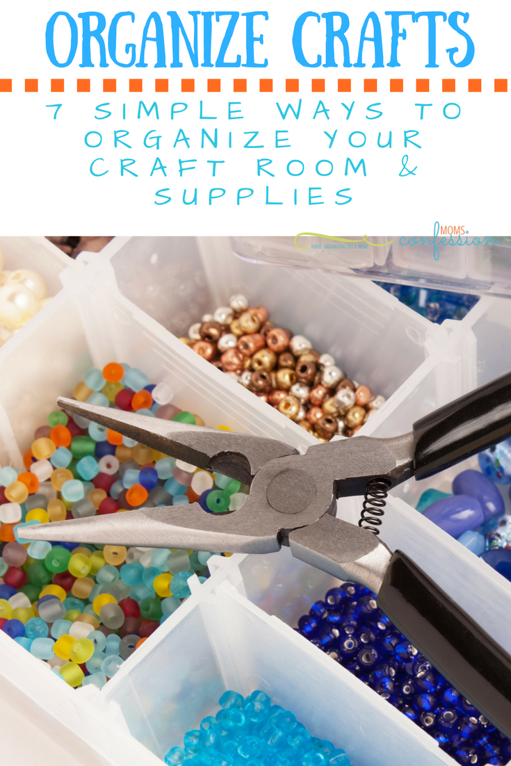 7 Ways to Organize Your Craft Supplies