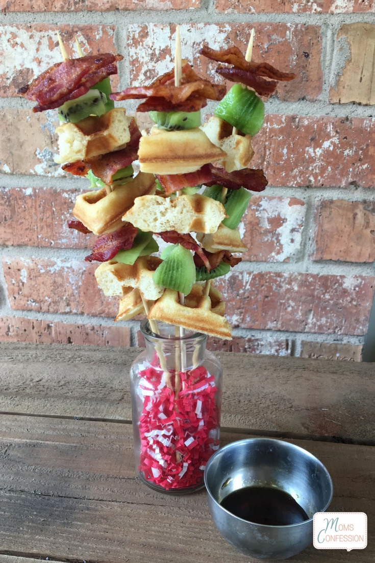 The Best Grilled Bacon Waffle Skewers Recipe