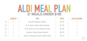 Aldi Meal Plan: Simple & Easy Meal Ideas for Families