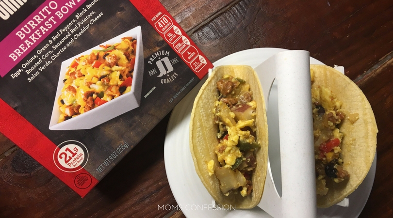 These 5 minute breakfast tacos are easy to make and so tasty. They are perfect for kids and busy moms to enjoy a quick back to school breakfast.