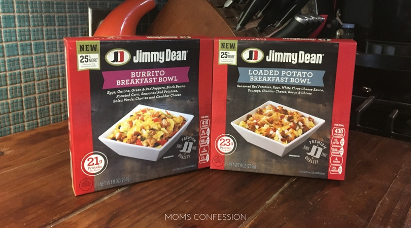 These Jimmy Dean Premium Breakfast Bowls make these 5 minute breakfast tacos so easy and delicious!