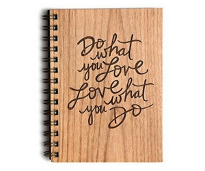 Do What You Love Wood Journal
