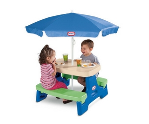 Junior Picnic Table with Umbrella
