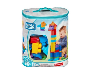 Mega Bloks 80-Piece Building Bag