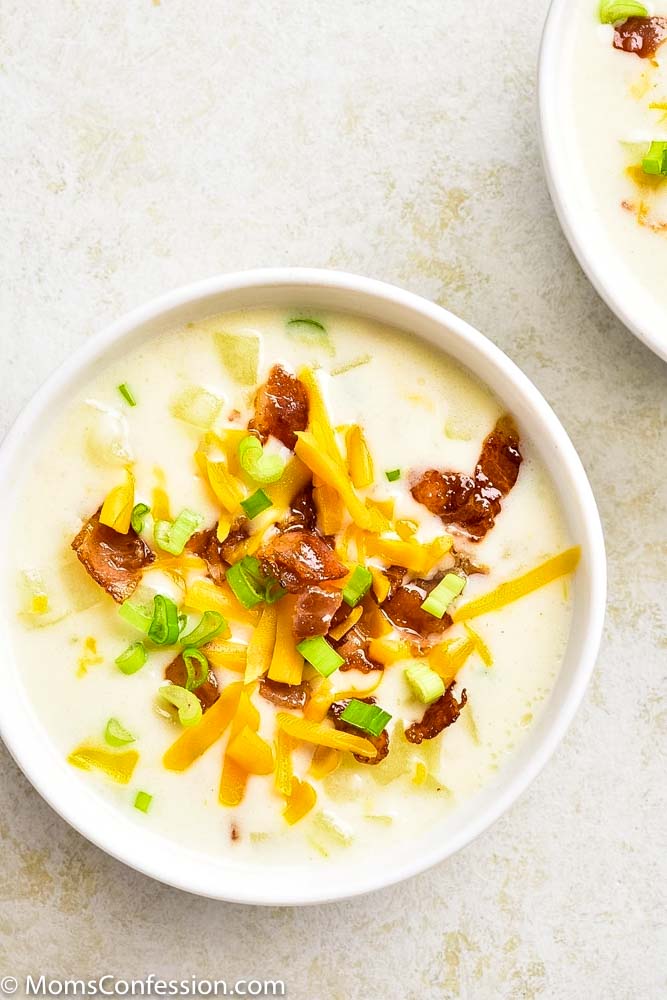 The Best Easy Loaded Baked Potato Soup Recipe on the Internet