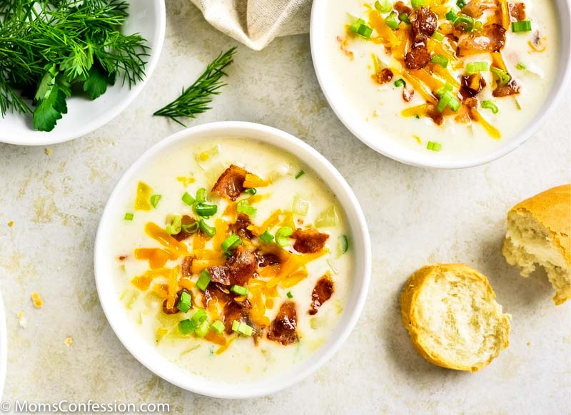 The BEST Loaded Baked Potato Soup