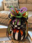 Mackenzie Childs Inspired Halloween Stacked Pumpkin￼￼s