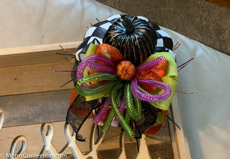 Mackenzie Childs Inspired Halloween Stacked Pumpkin￼￼s