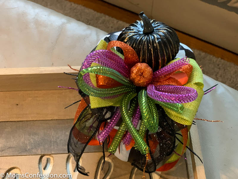 Mackenzie Childs Inspired Halloween Stacked Pumpkin￼￼s