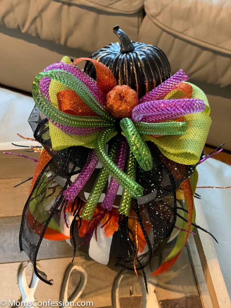 Mackenzie Childs Inspired Halloween Stacked Pumpkin￼￼s