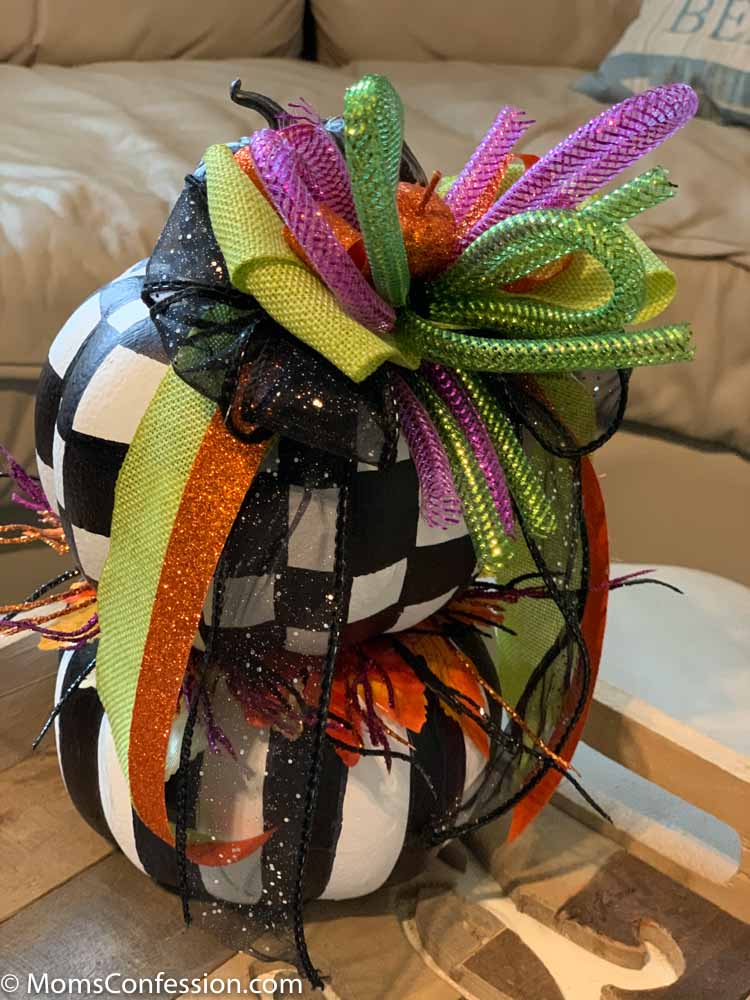 Mackenzie Childs Inspired Halloween Stacked Pumpkin￼￼s