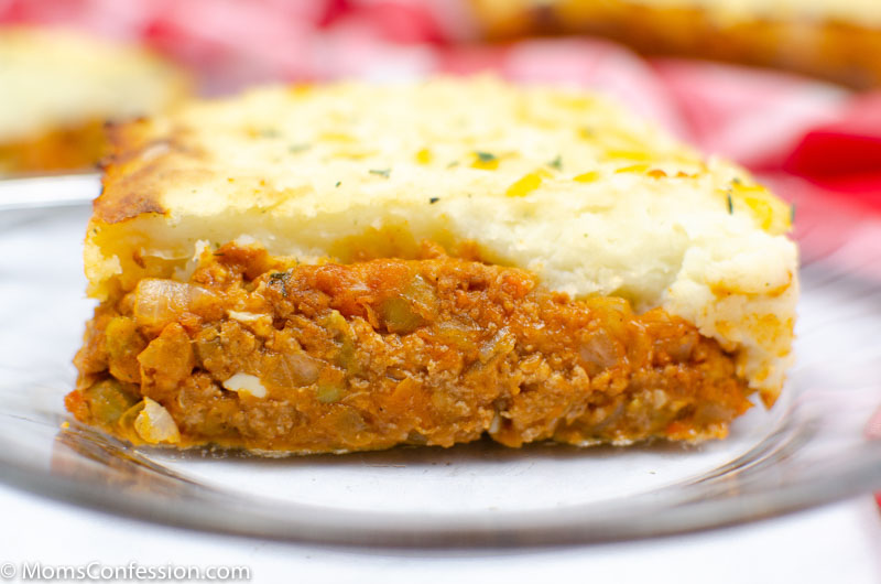 close up horizontal image of Simple Shepherd’s Pie Recipe